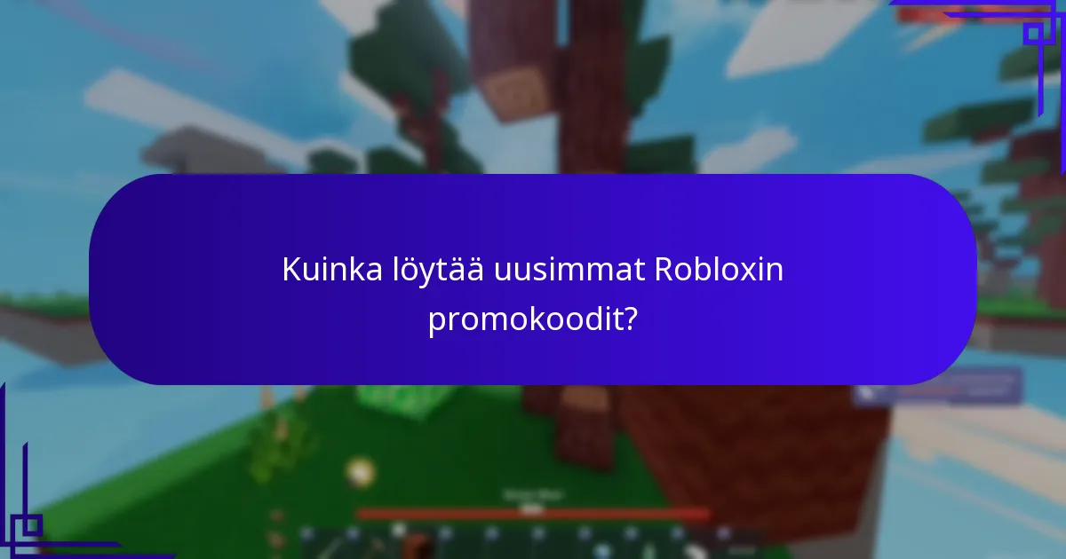 Mitkä ovat Robloxin promokoodit pelipasseille?