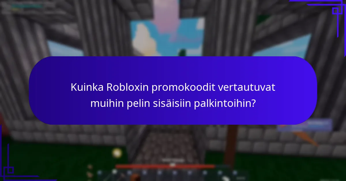 Mitkä ovat pelikohtaiset palkinnot Robloxissa?