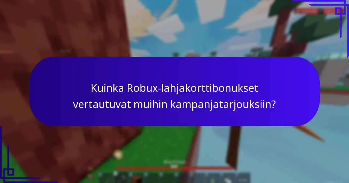 Mitkä ovat Robux-lahjakortteihin liittyvät virstanpylvään palkinnot?