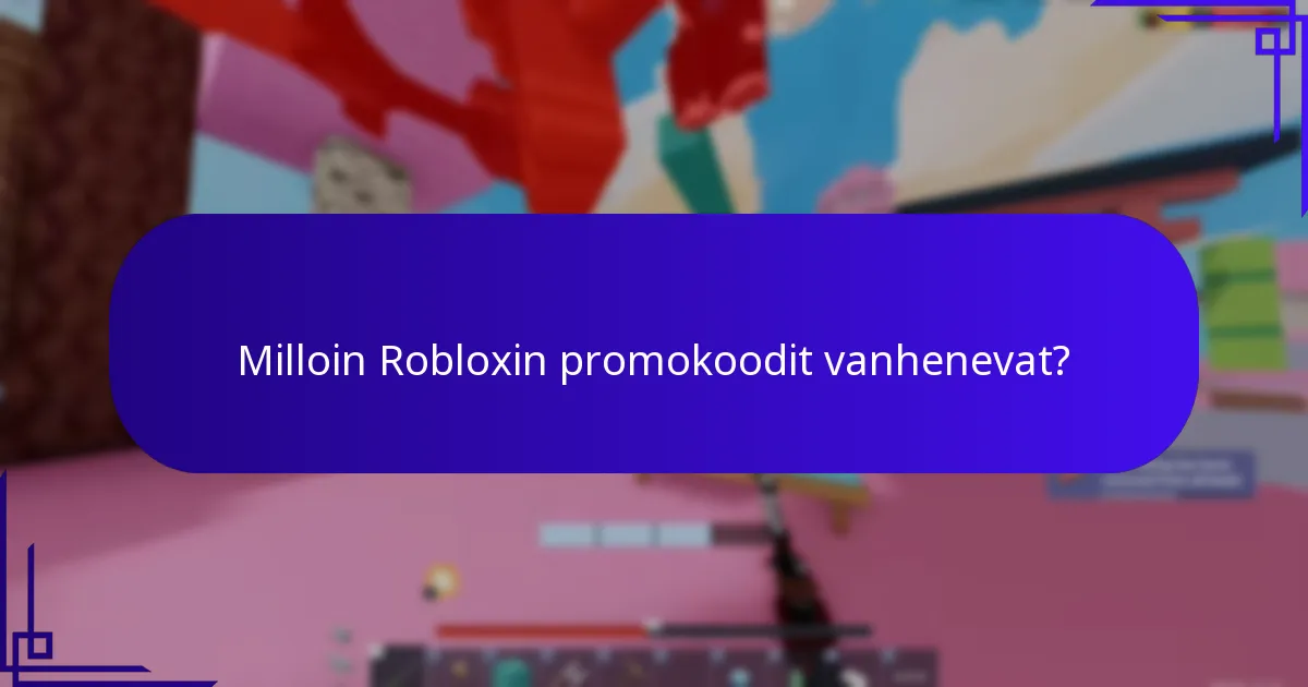 Kuinka lunastaa Robloxin promokoodit?